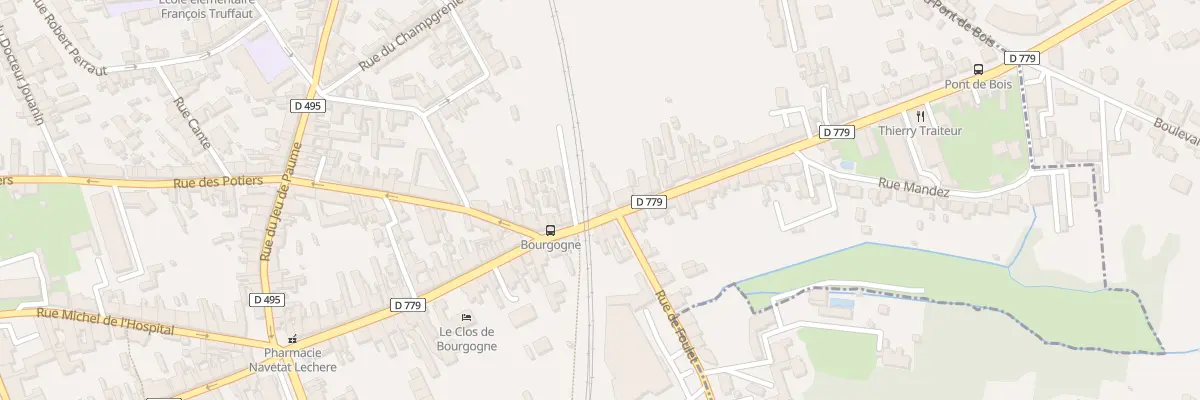 Plan du 116 Rue de Bourgogne à Moulins