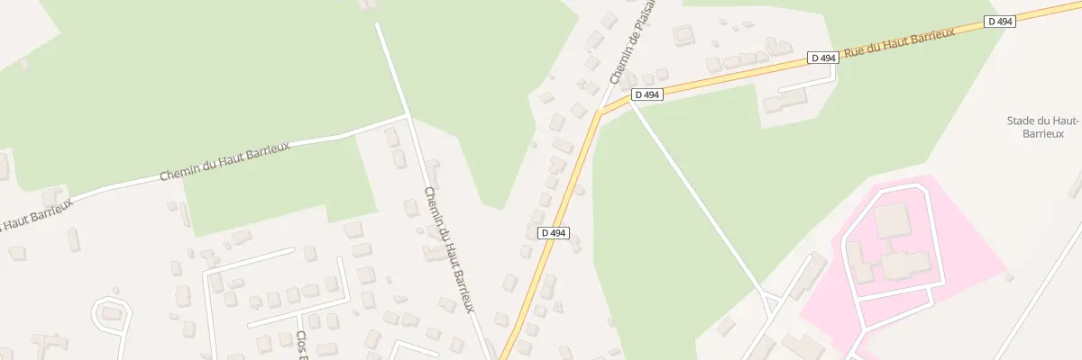 Plan du 25 Rue du Haut - Barrieux à Yzeure