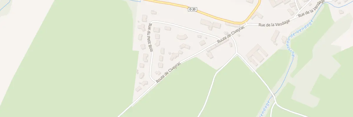 Plan du 8 Rte de Civeyrac à Paulhac