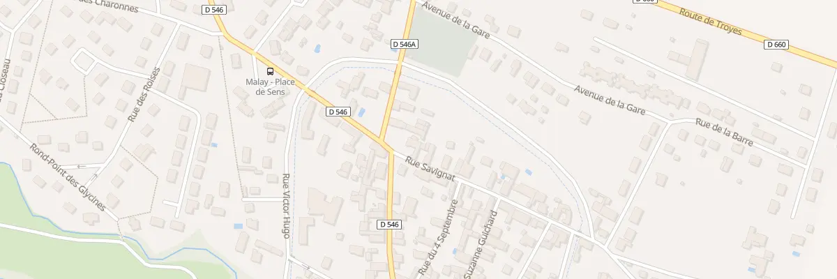 Plan du 30 Rue Savignat à Malay-le-Grand