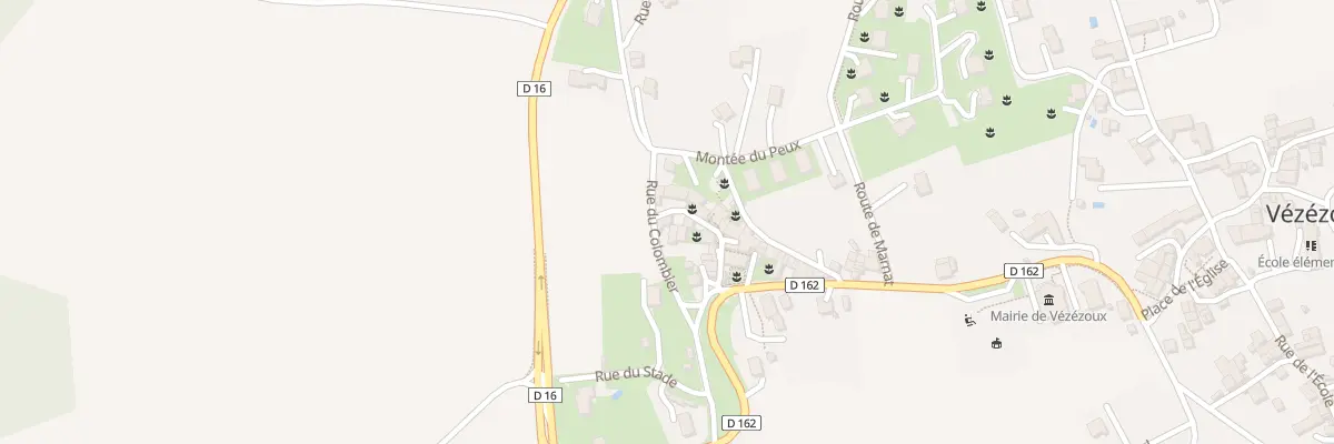 Plan du 5002 Rue du Colombier à Vézézoux