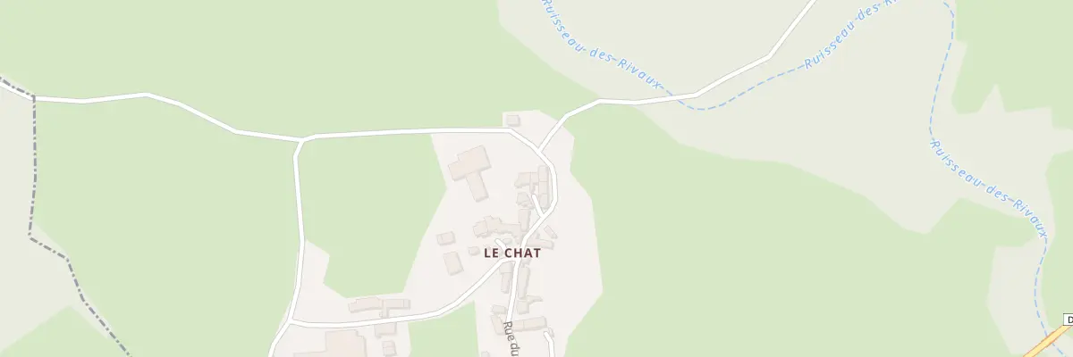 Plan du 131 Le Chat à Manglieu