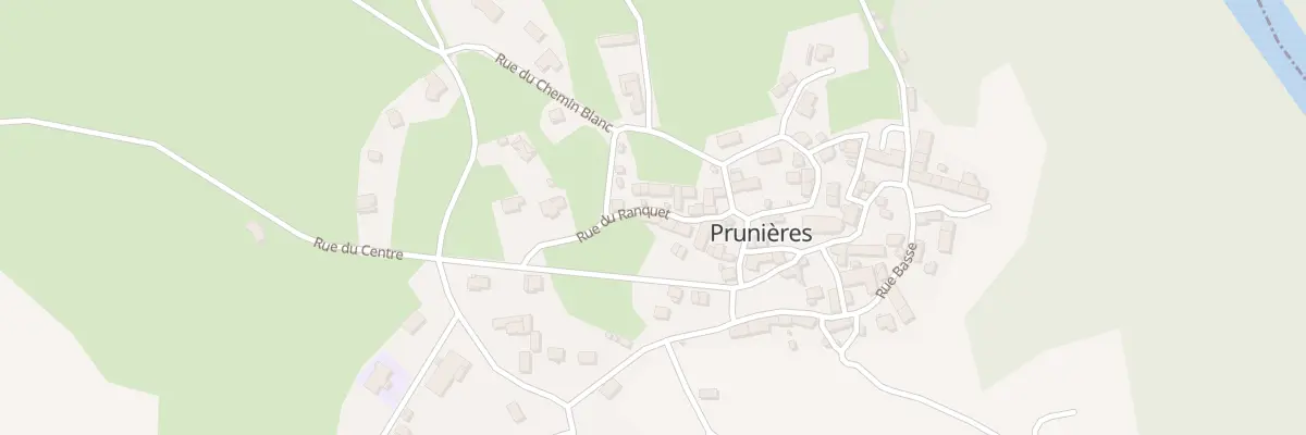 Plan du 5015 Prunieres à Prunières