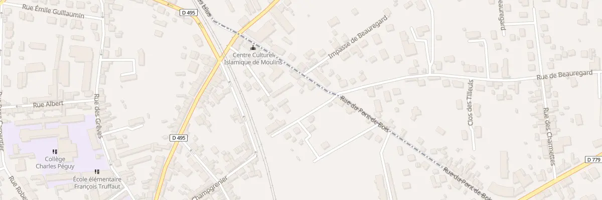 Plan du 41 Rue du Pont de Bois à Moulins