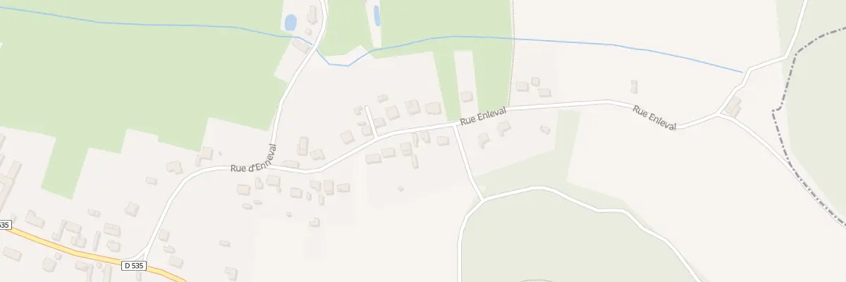 Plan du 16 Rue Enleval à Barisis-aux-Bois