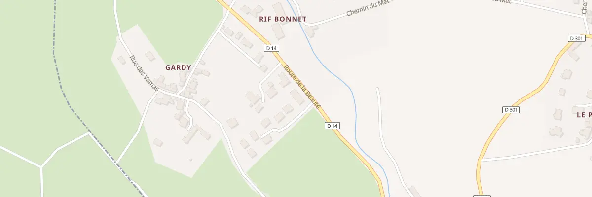 Plan du 5359 Gardy à Montmorin