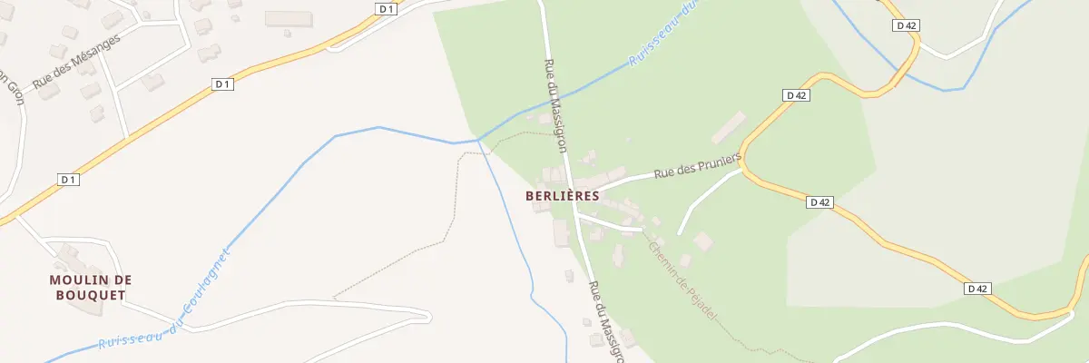 Plan du 380 Rue du Massigron à Montrodat