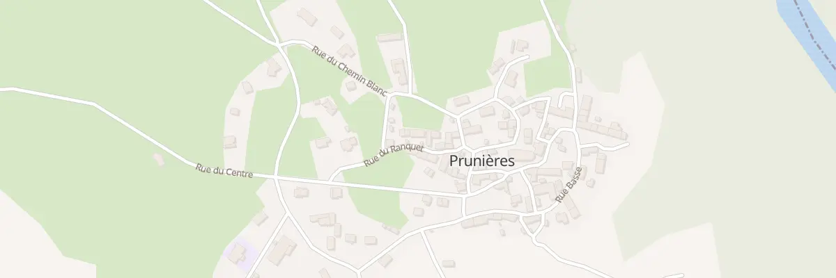 Plan du 5017 Prunieres à Prunières