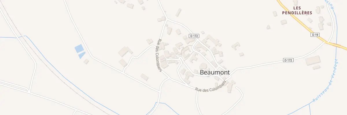 Plan du 5029 Le Bourg à Beaumont