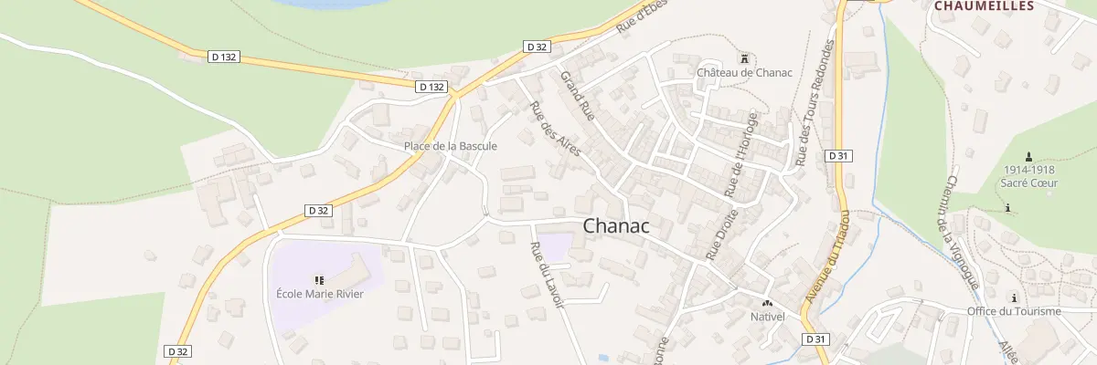 Plan du 18 Rue des Aires à Chanac