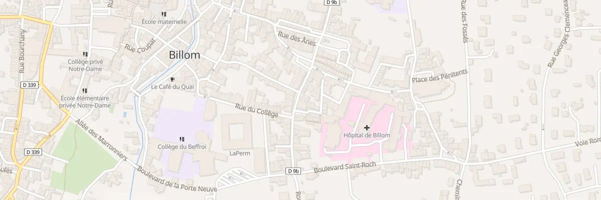 Plan du 15 Rue des Déportés à Billom