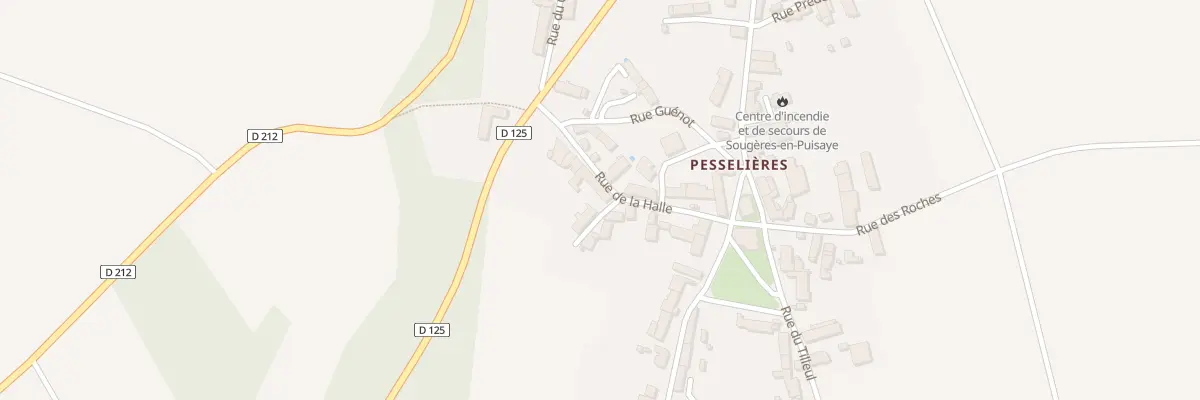 Plan du 7 Rue de la Halle à Sougères-en-Puisaye