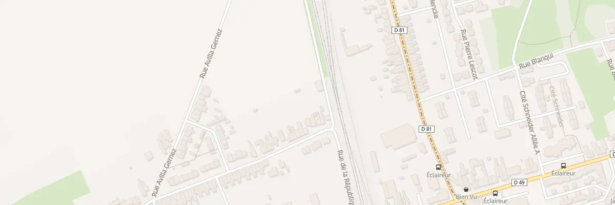 Plan du 110 Rue de la République à Rœulx
