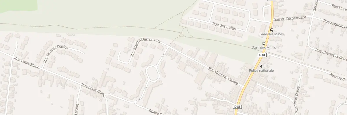 Plan du 41 Rue Gustave Delory à Escaudain