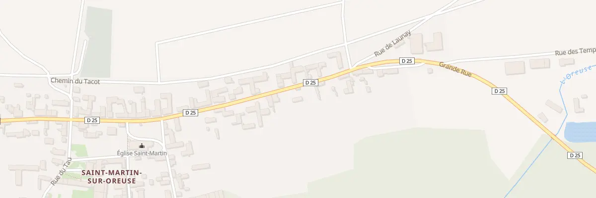 Plan du 28 Gr Grande Rue St Martin à Thorigny-sur-Oreuse