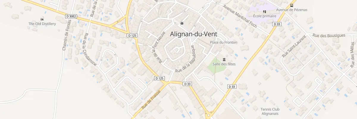 Plan du 21 Rue de la Ville à Alignan-du-Vent