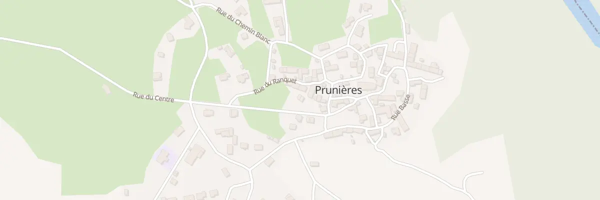 Plan du 5176 Prunieres à Prunières