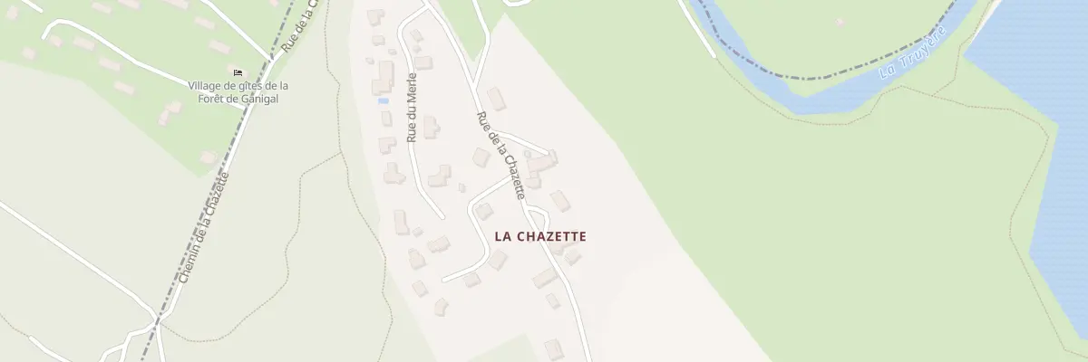 Plan du 5063 La Chazette au Malzieu-Forain
