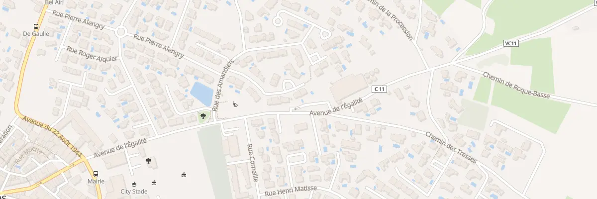 Plan du 15 Rue Claude Debussy à Portiragnes