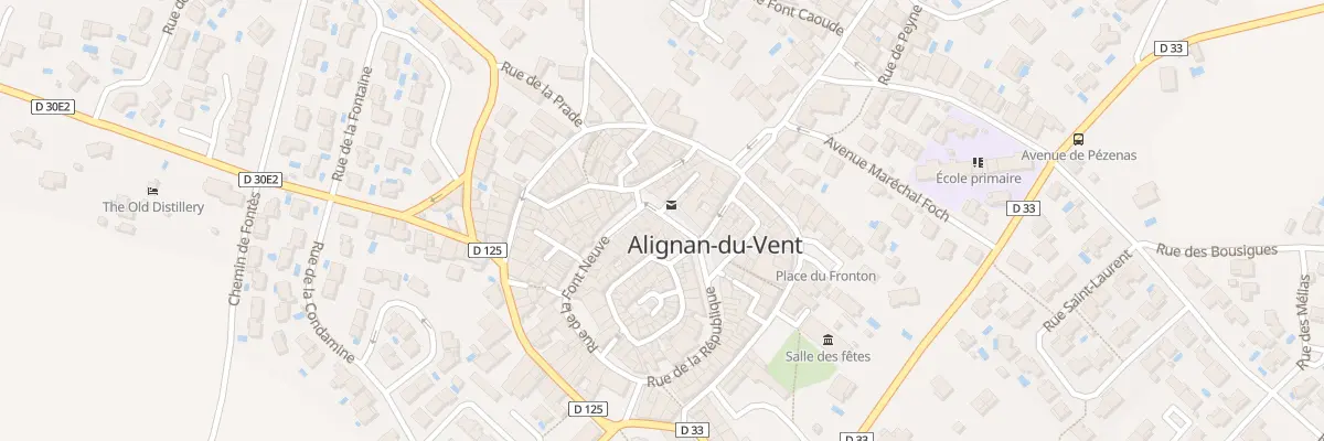 Plan du 6 Pl de la Mairie à Alignan-du-Vent