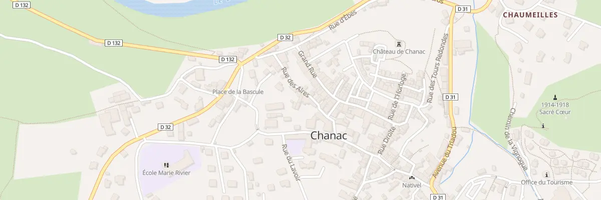 Plan du 22 Rue des Aires à Chanac