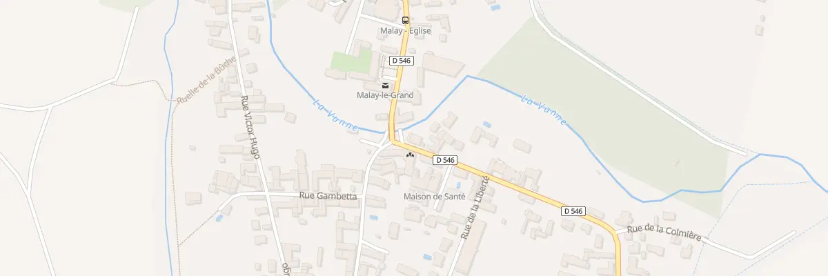 Plan du 1 Rue Pasteur à Malay-le-Grand