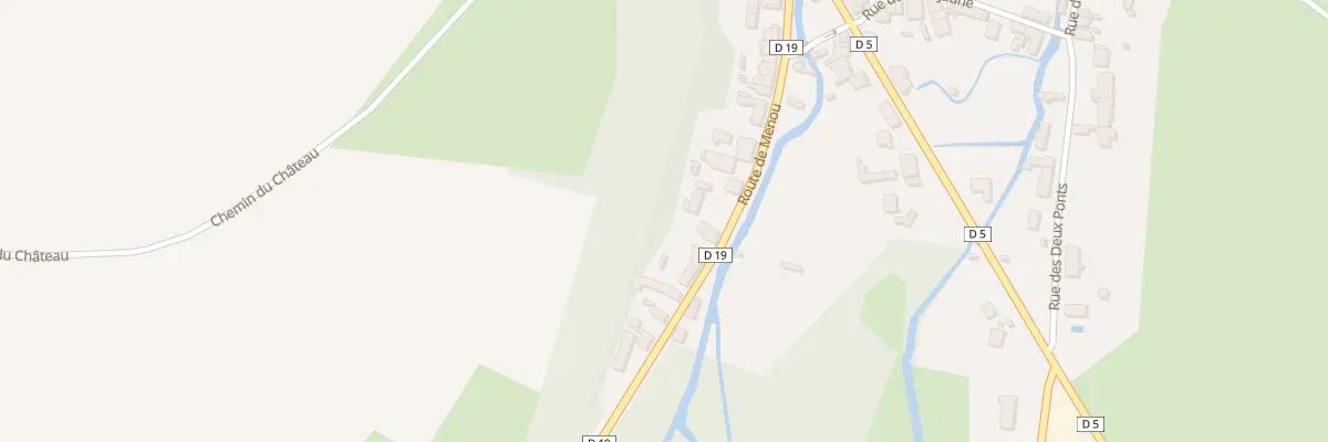 Plan du 40 Rte de Menou à La Chapelle-Saint-André