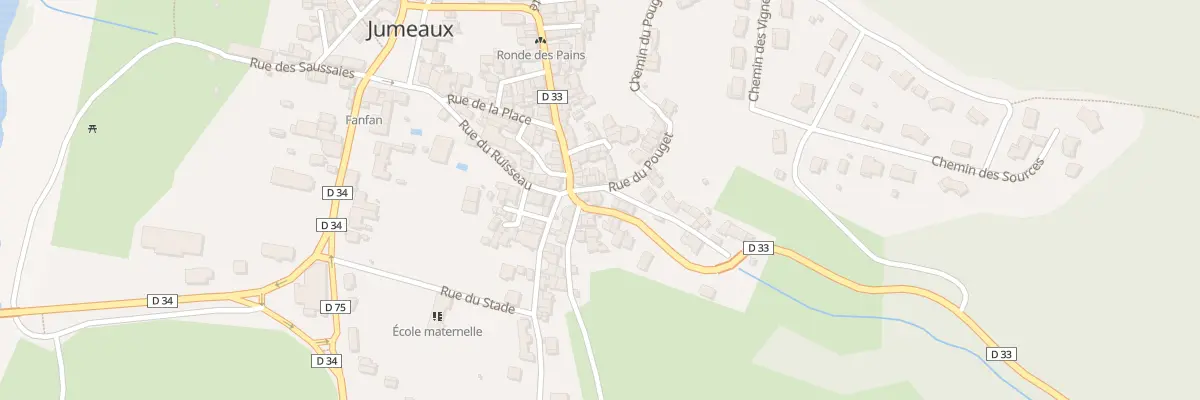 Plan du 3 Rue de Serlandes à Jumeaux
