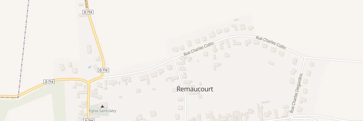 Plan du 16 Rue des Bergers à Remaucourt