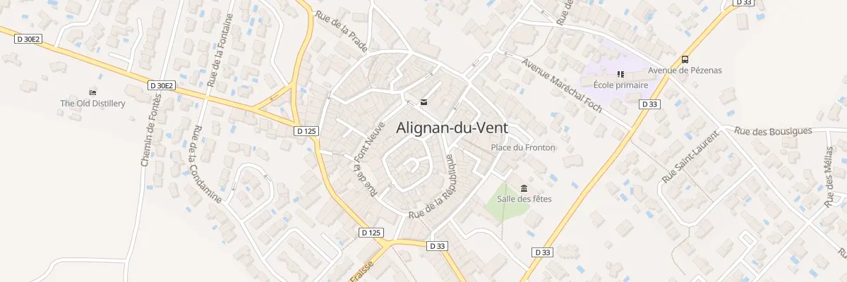 Plan du 4 Rue de la Ville à Alignan-du-Vent