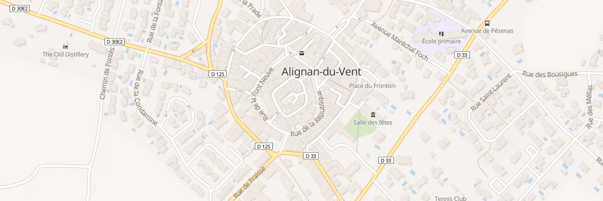 Plan du 3 Rue du Château à Alignan-du-Vent