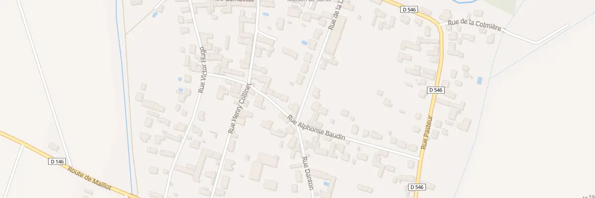 Plan du 198 Rue Alphonse Baudin à Malay-le-Grand