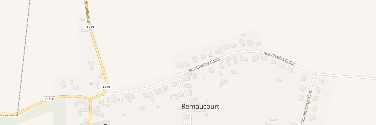 Plan du 3 Rue Charles Collin à Remaucourt