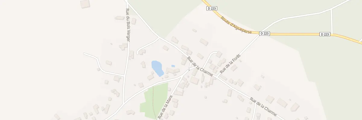 Plan du 3 Rue de l’Etang - les Pioliers à Villeneuve-les-Cerfs