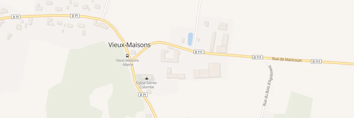 Plan du 5011 Rue de Maricourt à Saint-Mars-Vieux-Maisons