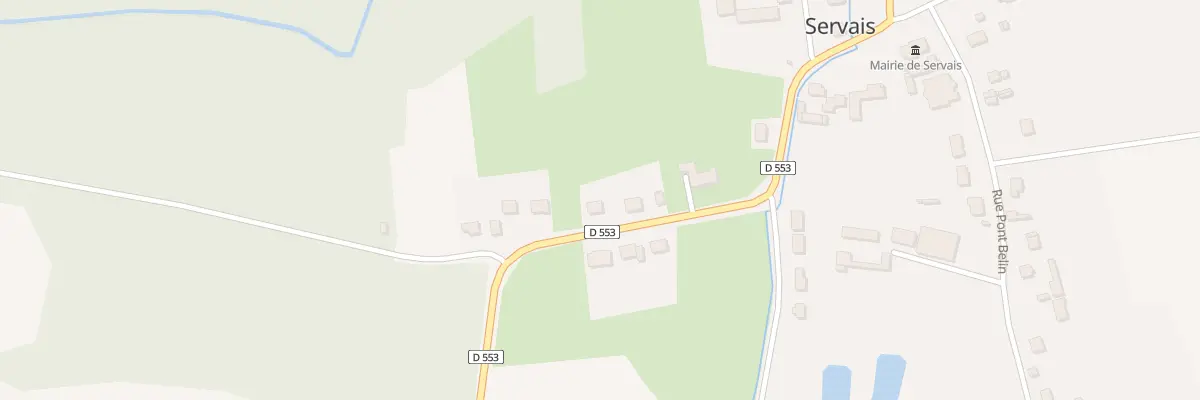 Plan du 10 Rue du Château à Servais