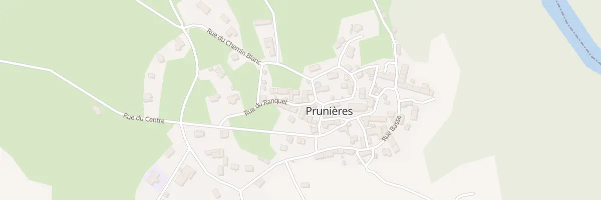 Plan du 5019 Prunieres à Prunières