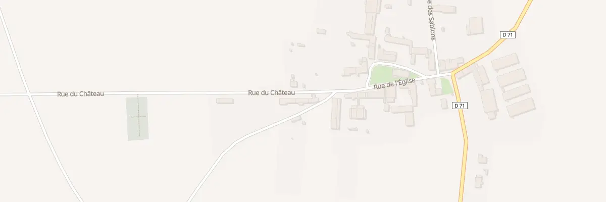 Plan du 1 Rue du Château à Cerneux