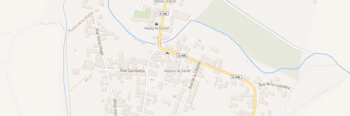 Plan du 6 Rue Pasteur à Malay-le-Grand