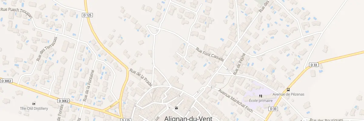 Plan du 10 Rue des Cigalous à Alignan-du-Vent
