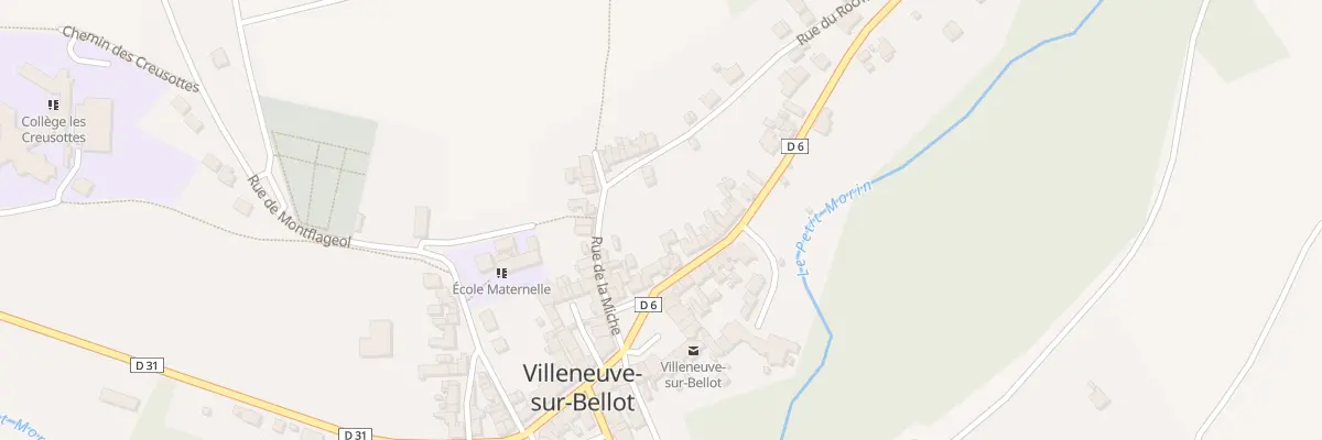Plan du 5B Rue de la Glacière à Villeneuve-sur-Bellot