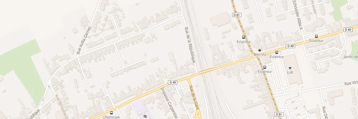 Plan du 22 Rue Jean Jaurès à Rœulx
