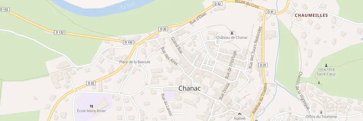 Plan du 5143 Gr Grand Rue à Chanac