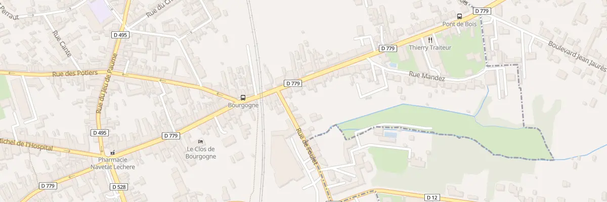 Plan du 115 Rue de Bourgogne à Moulins