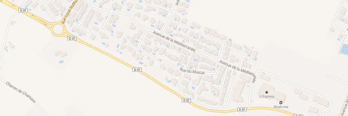 Plan du 15 Rue du Muscat à Portiragnes