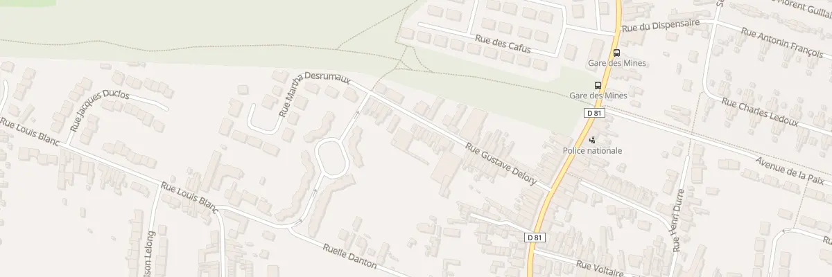 Plan du 39 Rue Gustave Delory à Escaudain
