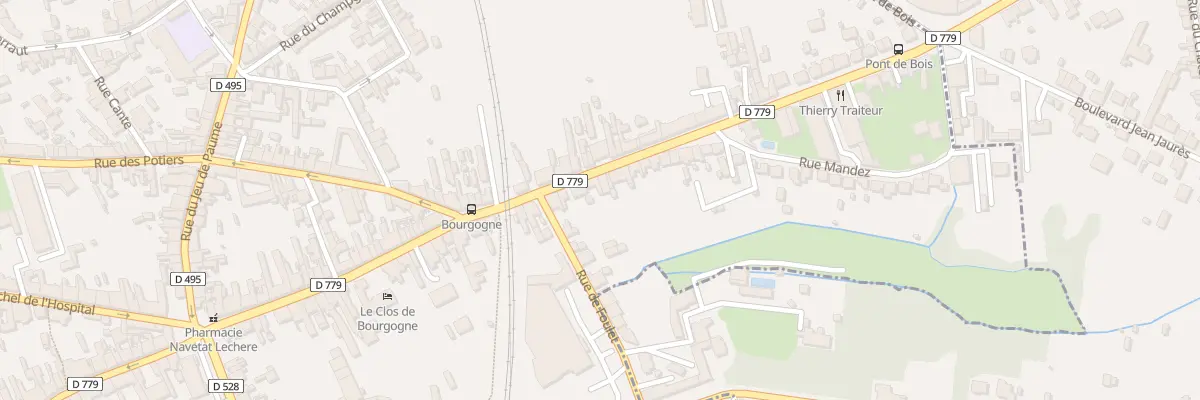 Plan du 121 Rue de Bourgogne à Moulins