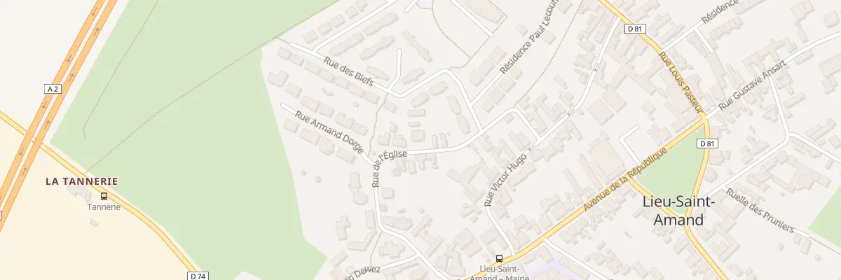 Plan du 15 Rue de l’Eglise à Lieu-Saint-Amand