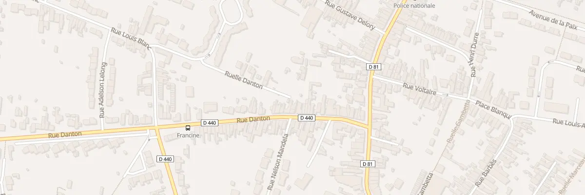 Plan du 36 Rue Danton à Escaudain