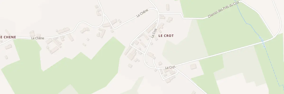 Plan de Chem des Guerriers à Merry-la-Vallée